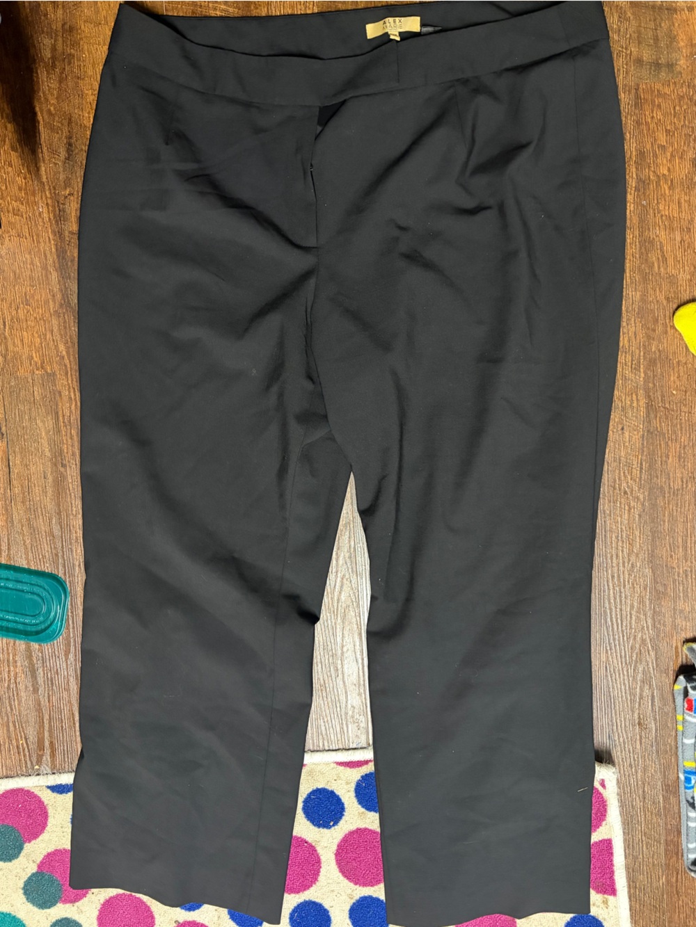 Alex Marie Woman Black Womens Dress Pants - Straight Leg size 22w EUC